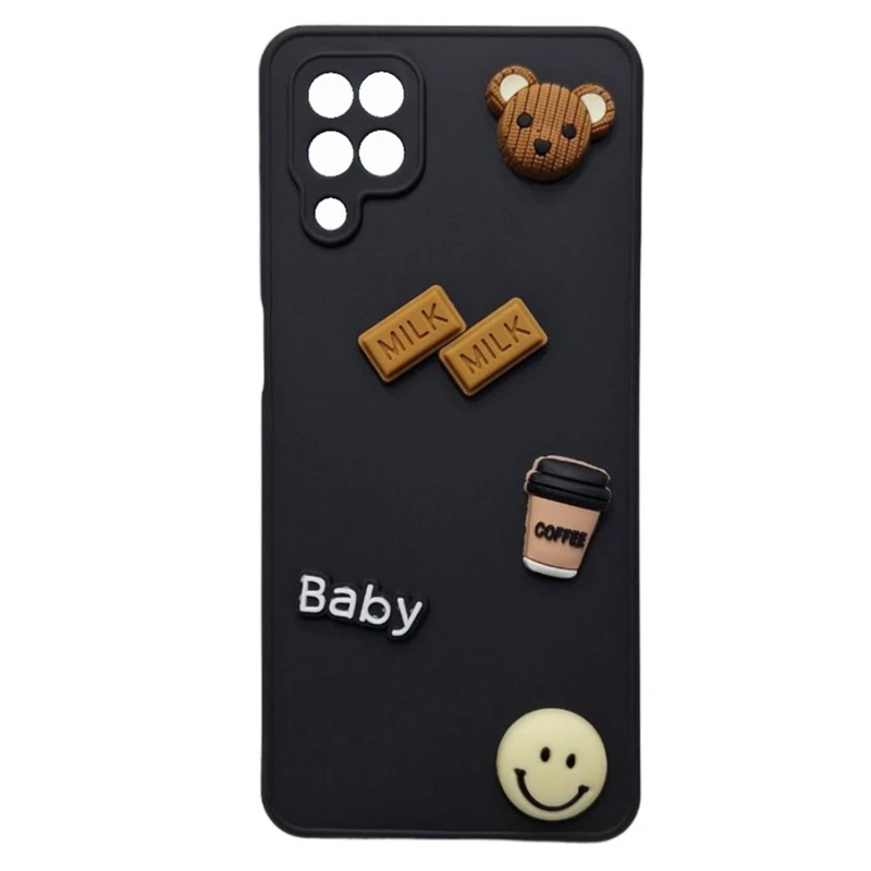 کاور طرح میلک برجسته مدل A22 مناسب برای گوشی موبایل سامسونگ Galaxy A22 4G