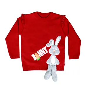 پلیور دخترانه مدل خرگوش بانی