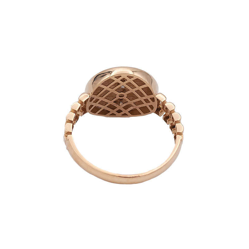 انگشتر طلا 18 عیار مردانه صلاحی گلد مدل 16187