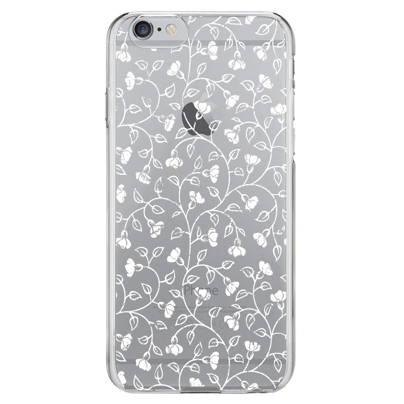 کاور مگافون طرح گل مدل C42-W مناسب برای گوشی موبایل اپل Iphone 6 Plus / 6S Plus