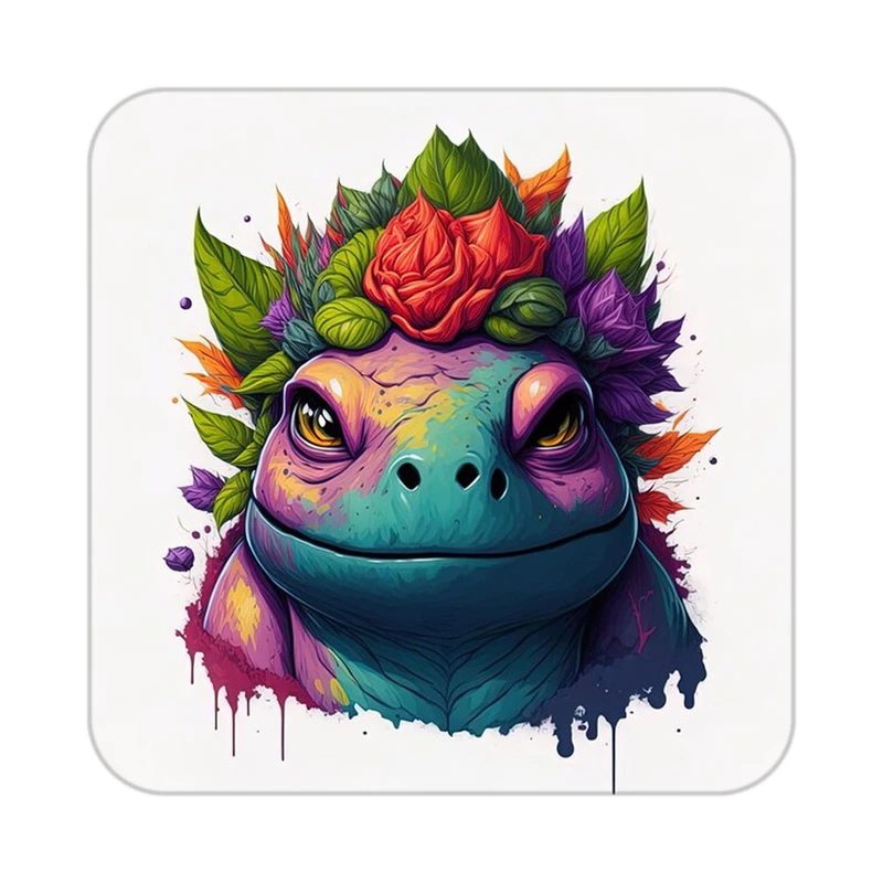 زیر لیوانی کاکتی طرح حیوانات رنگی مدل mp26377