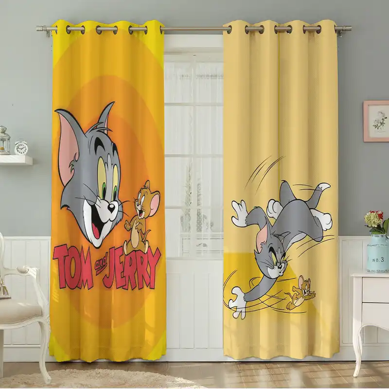 پرده نیروانا طرح کودک مدل مخمل کد 4796 سایز 140×280 سانتی متر