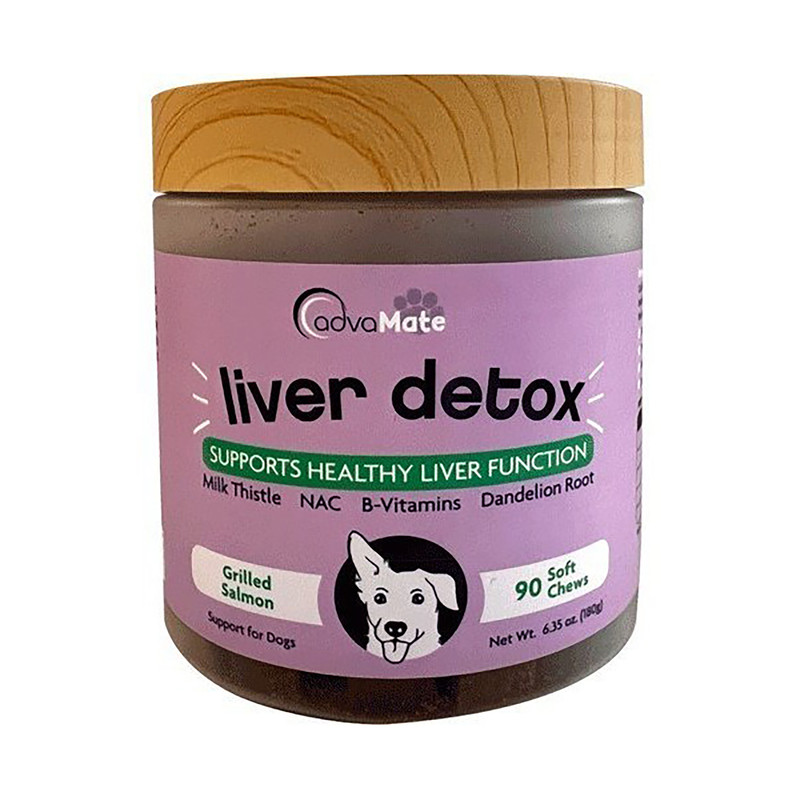 قرص مکمل سگ ادواکر مدل سلامت کبد بسته 90 عددی