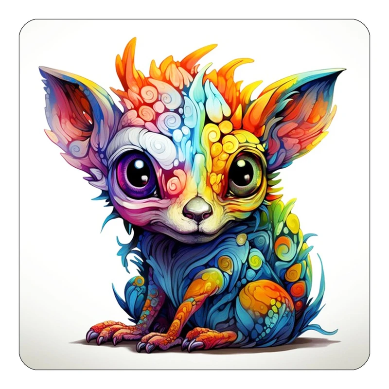 مگنت کاکتی طرح حیوانات رنگی مدل mp25565