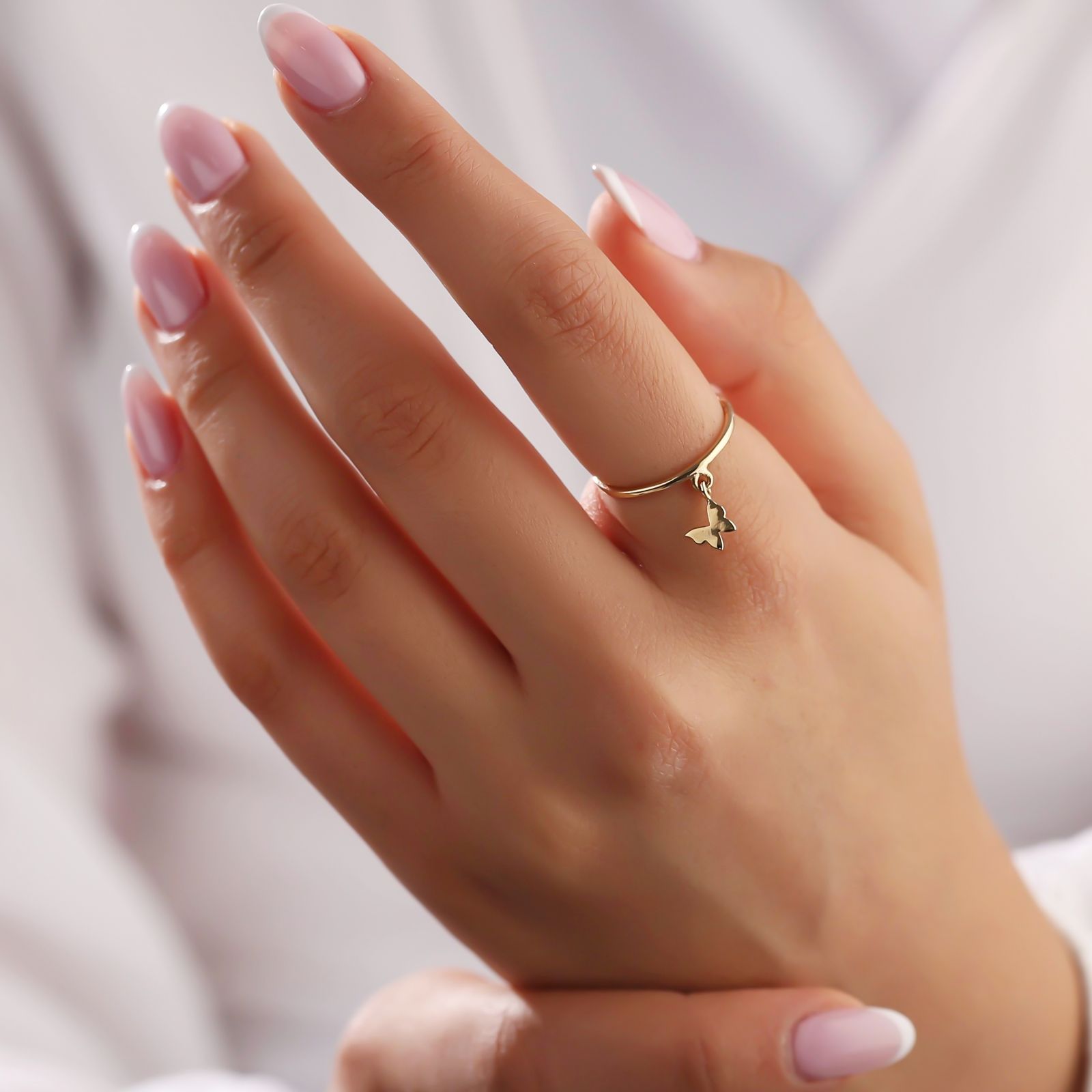 انگشتر طلا 18 عیار زنانه درریس مدل rt7099 - - 1