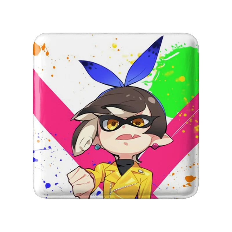 مگنت خندالو طرح بازی اسپلاتون (Splatoon) مدل مربعی کد 33319