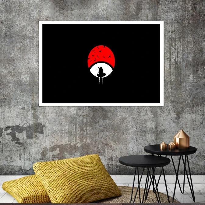 تابلو بکلیت طرح انیمه مدل قاب شاسی W-s8443