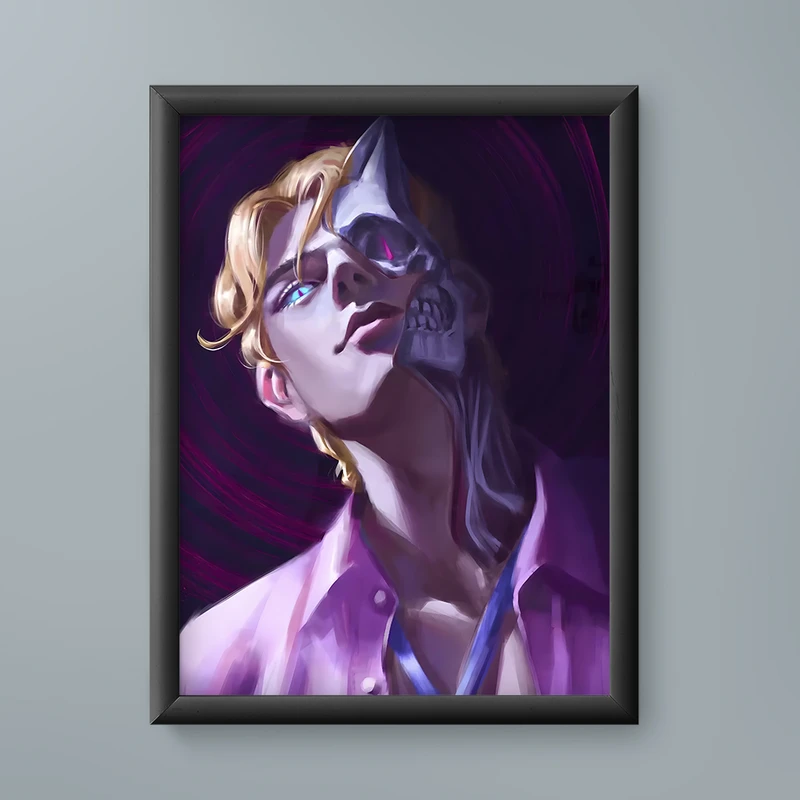 تابلو مدل انیمه یوشیکاگه کیرا جوجو Yoshikage Kira JoJo anime 02