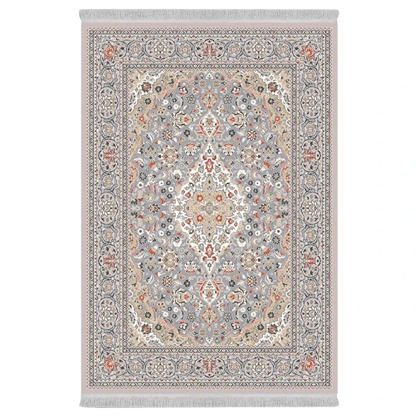 فرش پارچه‌ای دفه مدل فرشینه طرح مدرن کد 1002