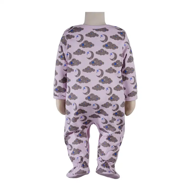 ست سرهمی و کلاه نوزادی آدمک مدل ابر و ماه رنگ صورتی