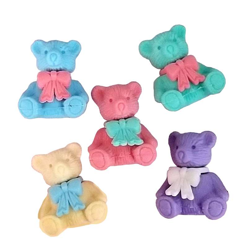 پاک کن سونگه آ طرح خرس نشسته کد B-001 بسته 5 عددی