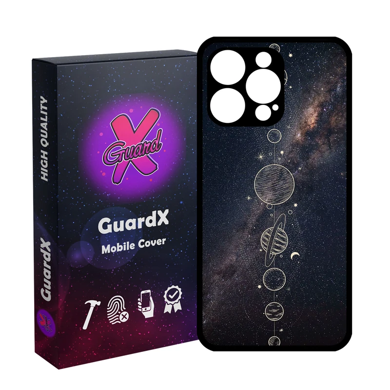 کاور گارد ایکس طرح Galaxy مدل Glass10724 مناسب برای گوشی موبایل اپل iPhone 14 Pro Max