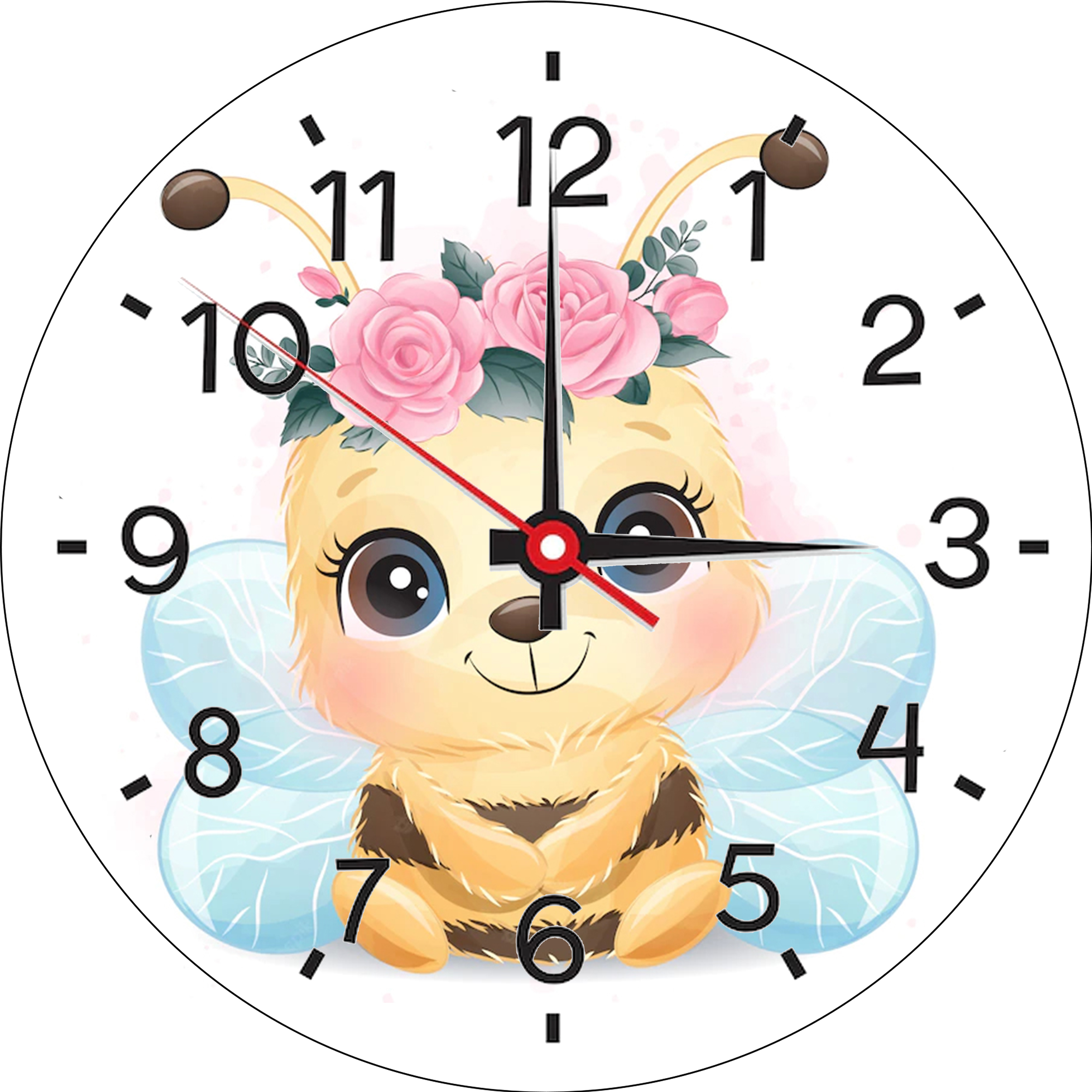 ساعت دیواری کودک مدل فانتزی کد 2001