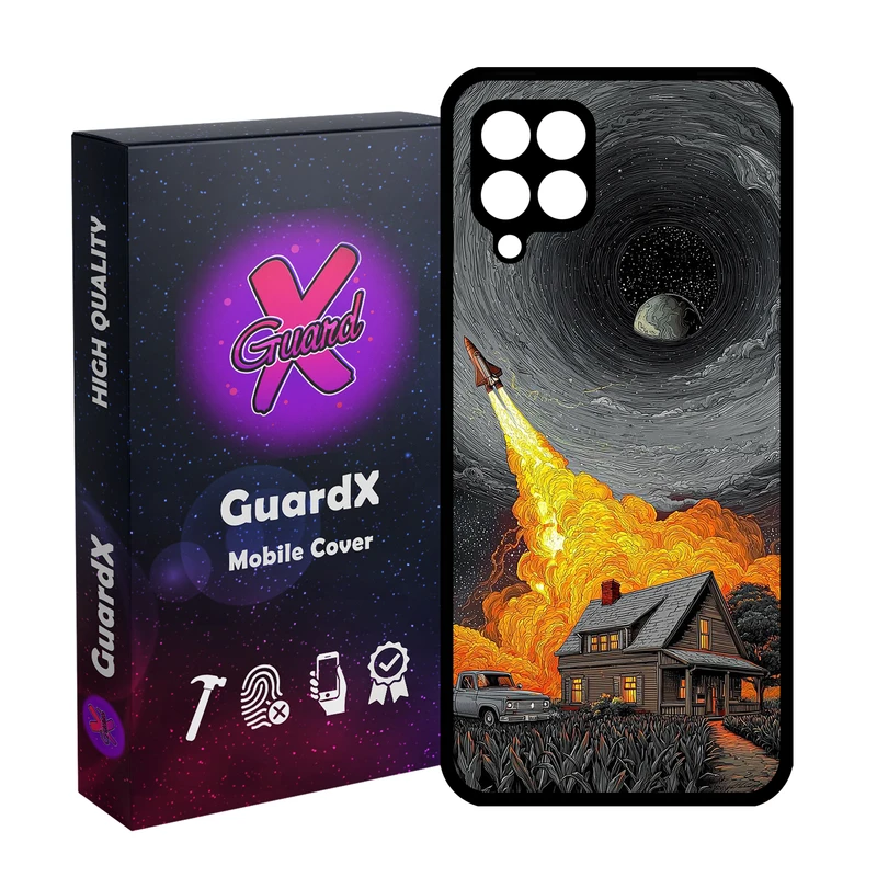 کاور گارد ایکس طرح Interstellar مدل 10933 مناسب برای گوشی موبایل سامسونگ Galaxy A12/M12/F12