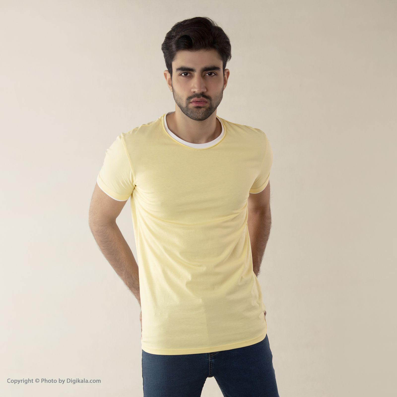 تیشرت مردانه ال سی وایکیکی مدل 0SL865Z8-MWN-PALEYELLOW -  - 9