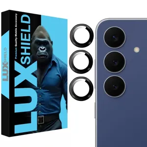 محافظ لنز دوربین فلزی لوکس شیلد مدل رینگی مناسب برای گوشی موبایل سامسونگ Galaxy S25 FE