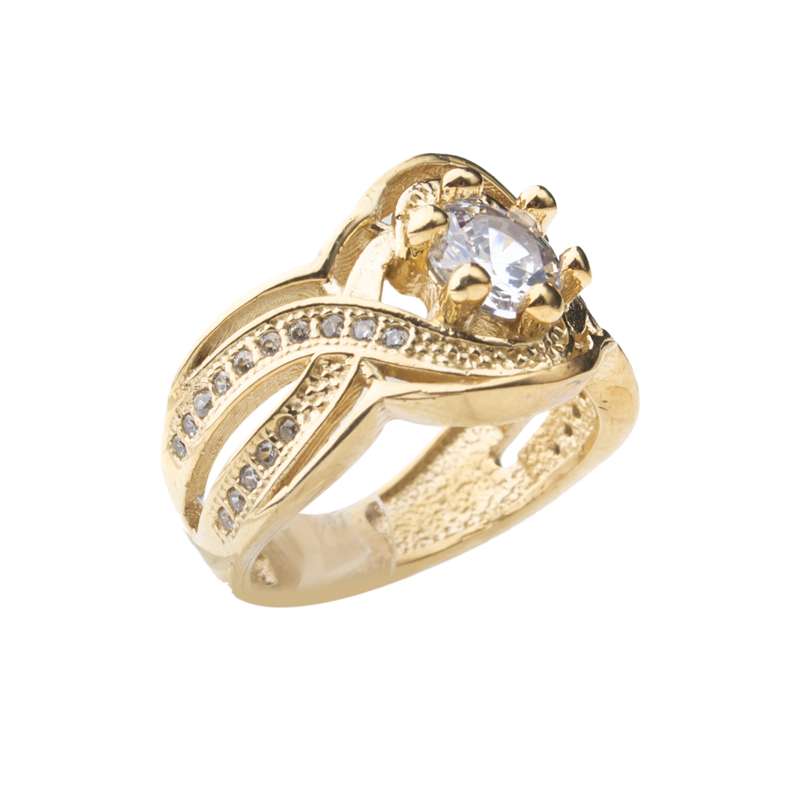 انگشتر زنانه النا آراکس مدل طلاروس