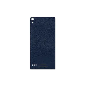 MAHOOT Deep-Blue-Leather Cover Sticker for Huawei Ascend P6