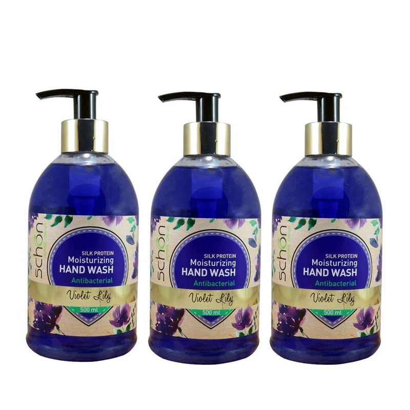 مایع دستشویی شون مدل Violet Lily حجم 500 میلی لیتر مجموعه 3 عددی