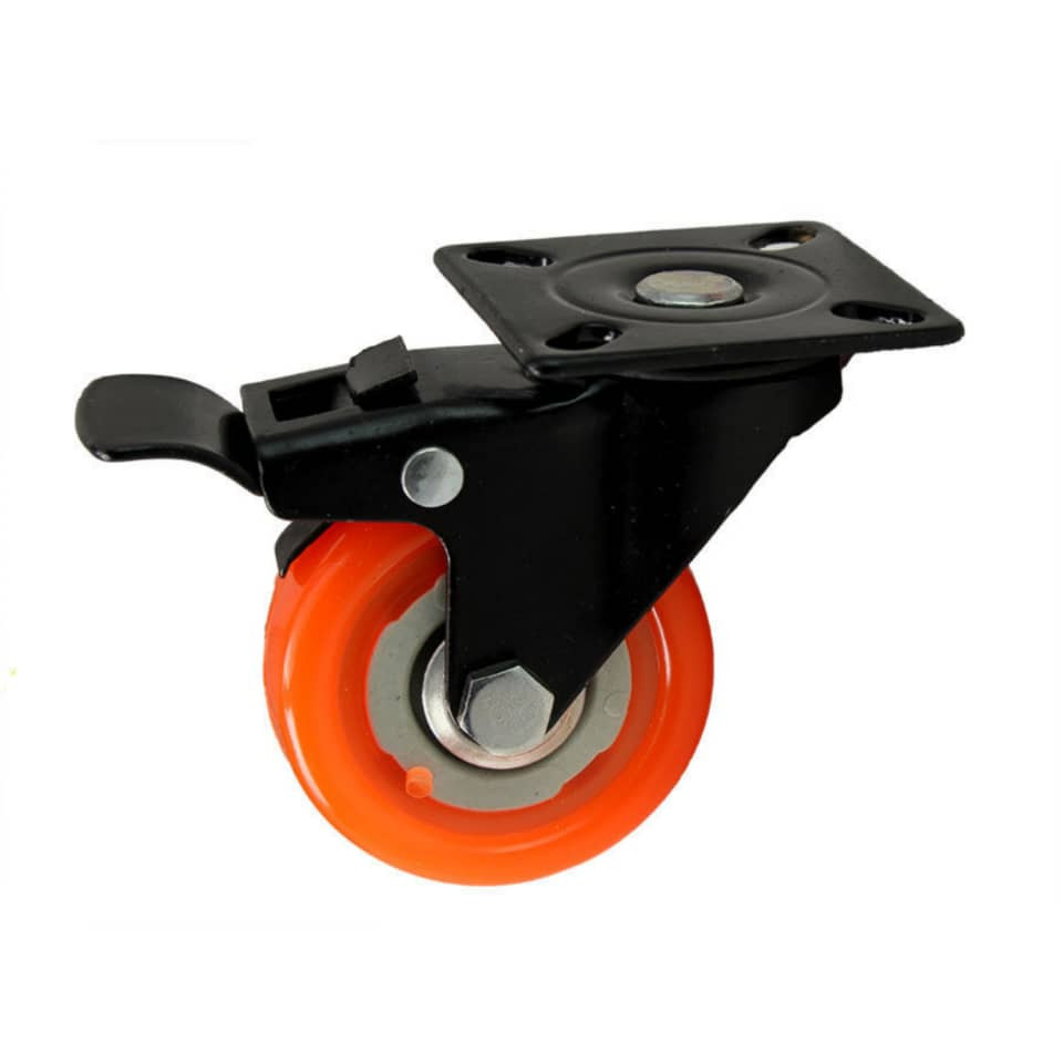 چرخ کفی‌ ترمزدار مدل T100 مجموعه 4 عددی