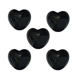 مهره سنگی طرح قلب کد MO 170 مجموعه 5 عددی