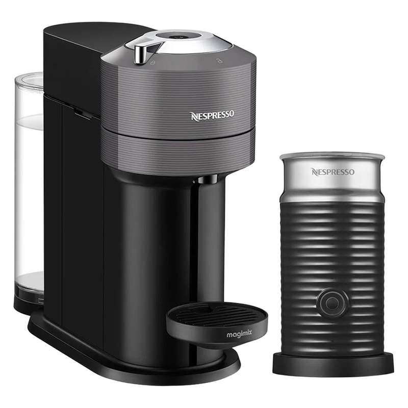 اسپرسو ساز ۱۱۰۰ میلی‌لیتر نسپرسو مدل Vertuo Next به همراه کف شیرساز نسپرسو