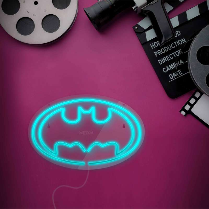 چراغ دیواری نئون دیزاین طرح Batman_TBL