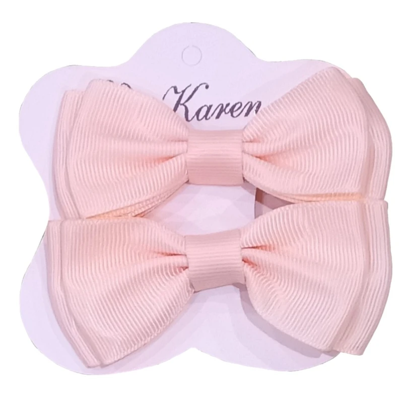 گیره مو دخترانه مدل پاپیون گروگن مجموعه 2 عددی