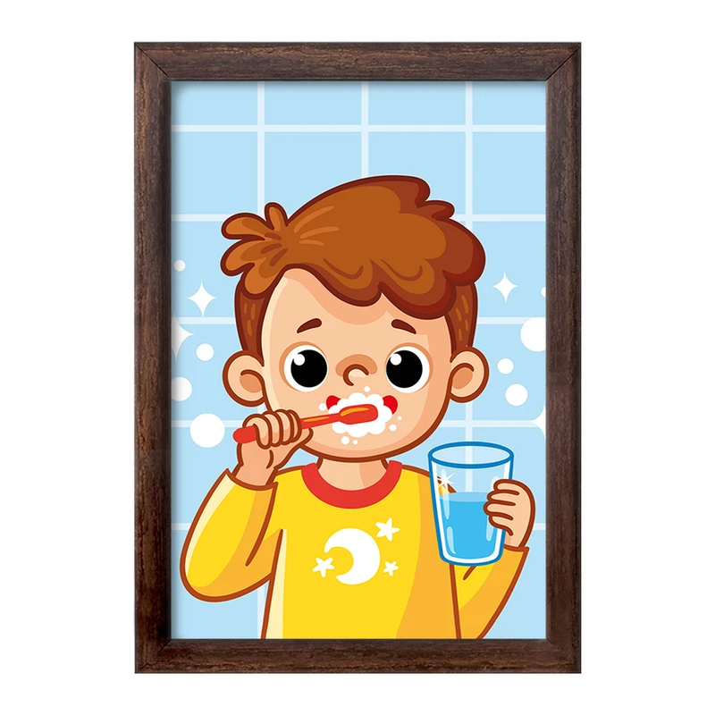 تابلو خندالو طرح دندان و دندانپزشکی کودکانه کد 27773