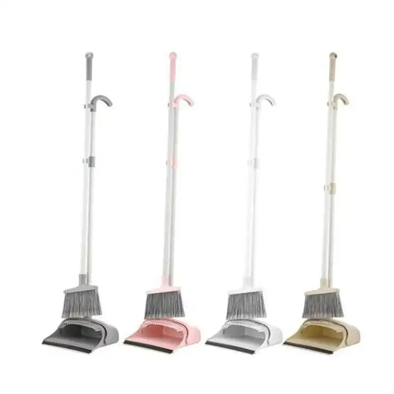 ست جارو و خاک انداز لیمون مدل شانه دار کد TP548