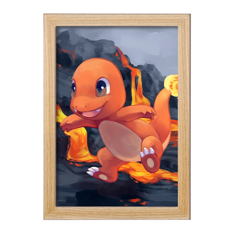 تابلو خندالو مدل هیتوکاگه انیمه پوکمون  کد 17324