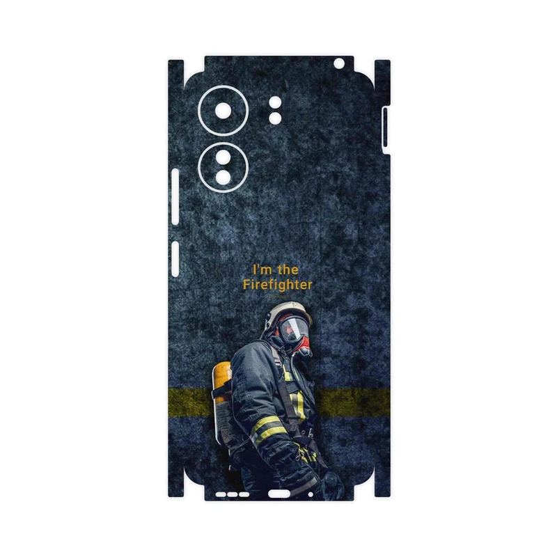 برچسب پوششی ماهوت مدل Firefighter-FullSkin مناسب برای گوشی موبایل شیائومی Poco C65