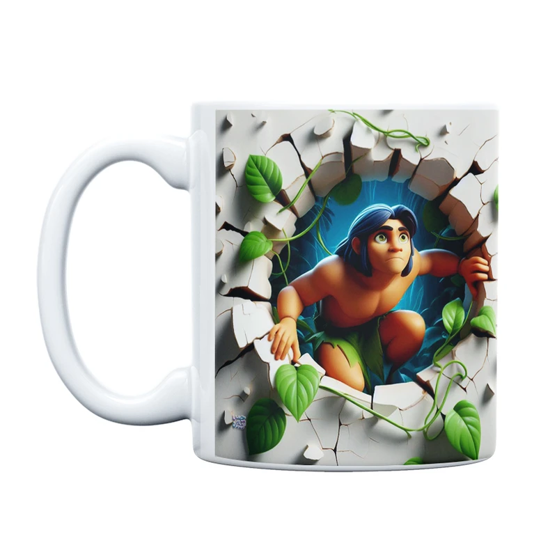 ماگ حس آمیزی طرح سه بعدی انیمیشن مدل تارزان