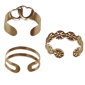 بند انگشتی زنانه کد RKH_1439 مجموعه 3 عددی