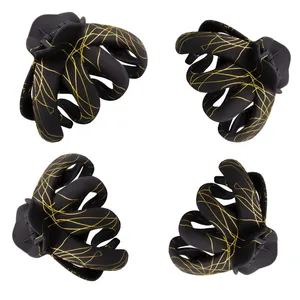 کلیپس مو زنانه مدل 203 mahtab  بسته 4 عددی