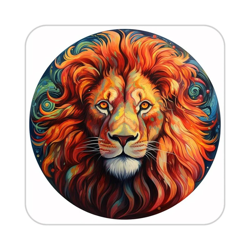 زیر لیوانی کاکتی طرح شیر مدل mp23726