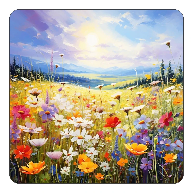 مگنت کاکتی طرح نقاشی رنگ روغن مدل mp70642