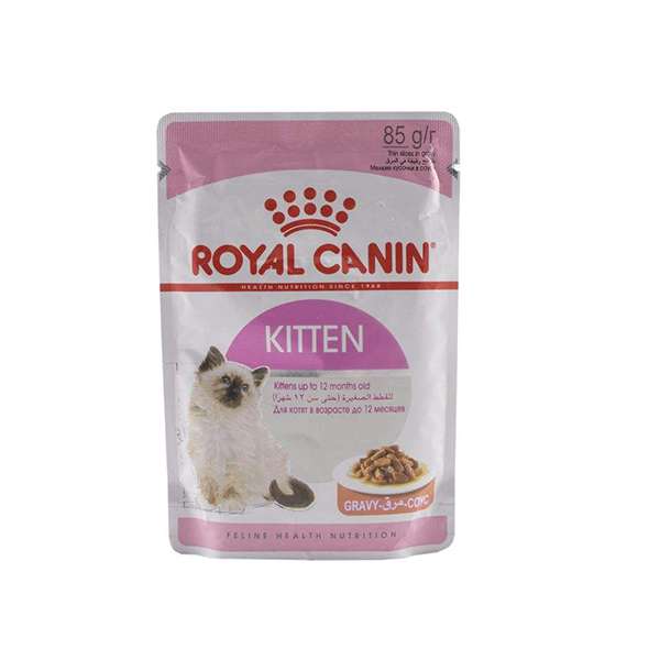پوچ گربه رویال کنین مدل Kitten وزن 85 گرم 