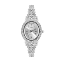 ساعت مچی عقربه‌ای زنانه مدل نقره پروانه دار کد 00015