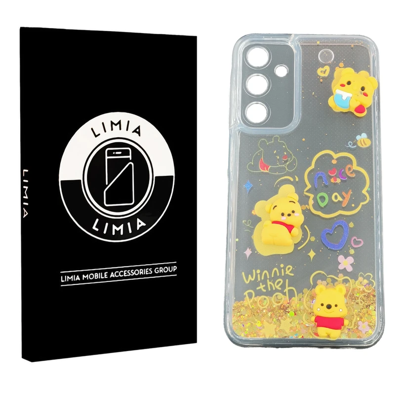 کاور لیمیا مدل آکواریومی لنزدار طرح عروسکی برجسته مناسب برای گوشی موبایل سامسونگ Galaxy A55