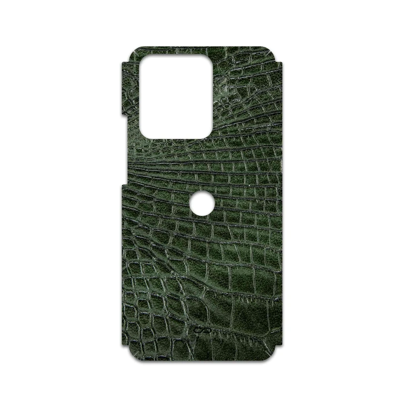 برچسب پوششی ماهوت مدل Green-Crocodile-Leather مناسب برای گوشی موبایل موتورولا Edge 40