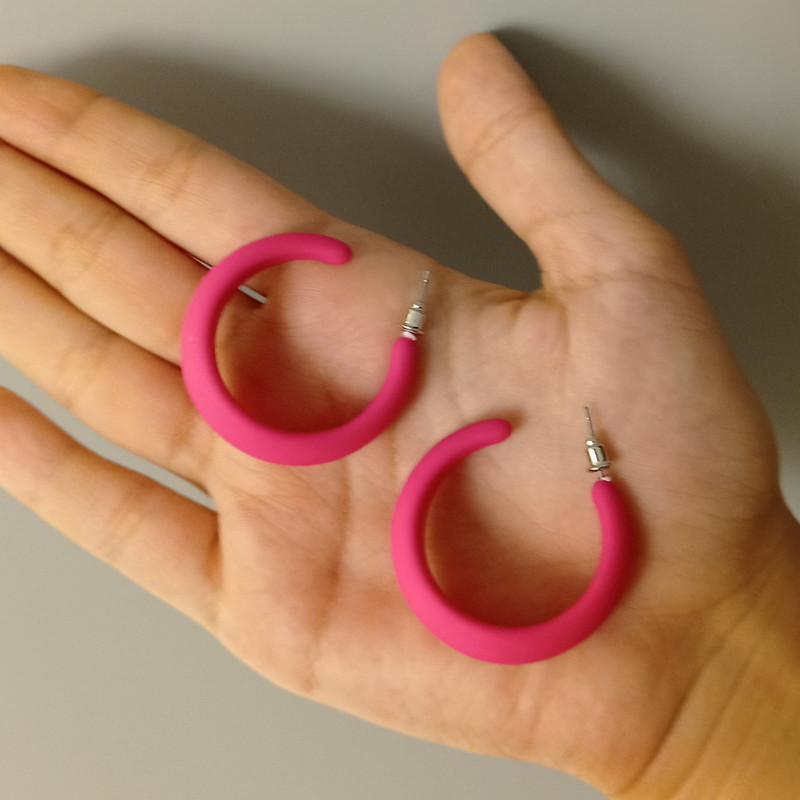 گوشواره زنانه مدل پاستیلی