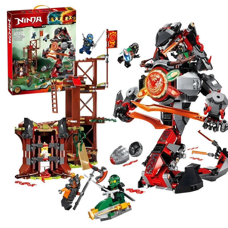 ساختنی 734 قطعه بلا مدا ربات شمشیر زن نینجا کد 10583