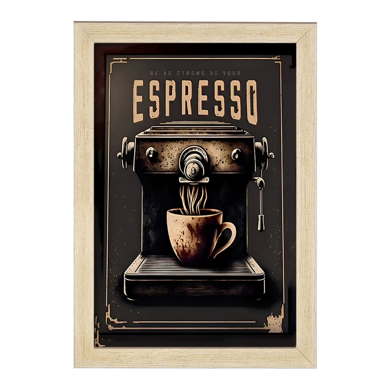 تابلو خندالو مدل قهوه (Coffee) کد F10398