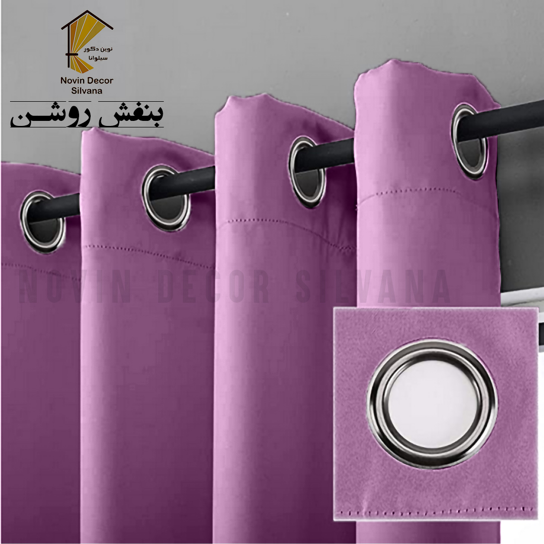 پرده نوین دکور سیلوانا مدل کتان کد 230 1 سایز 230 × 140 سانتی متر