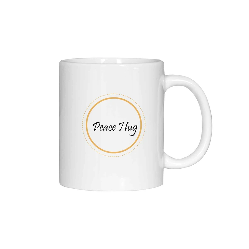 ماگ ژالینو طرح Peace Hug کد 001
