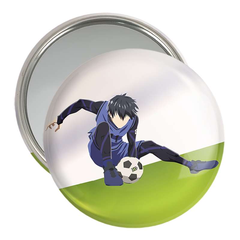 آینه جیبی خندالو مدل یویچی انیمه Blue Lock کد 24411