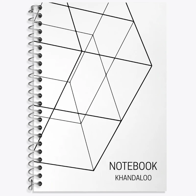 دفتر لغت 50 برگ خندالو طرح مدرن کد N190