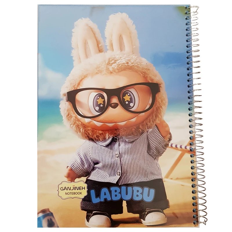 دفتر مشق 100 برگ گنجینه مدل لبوبو