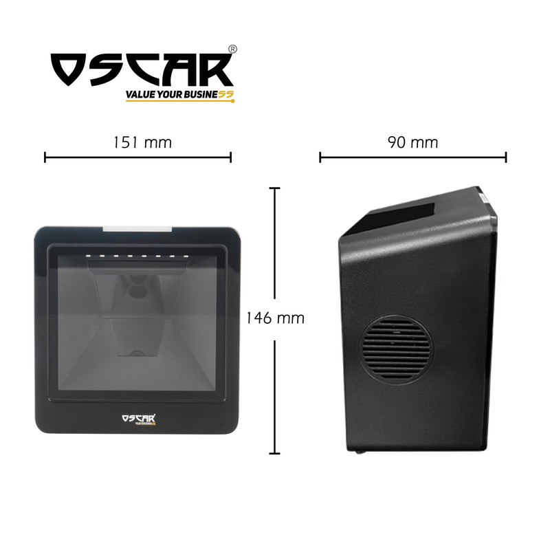 بارکدخوان دوبعدی رومیزی اسکار مدل MAGBIT